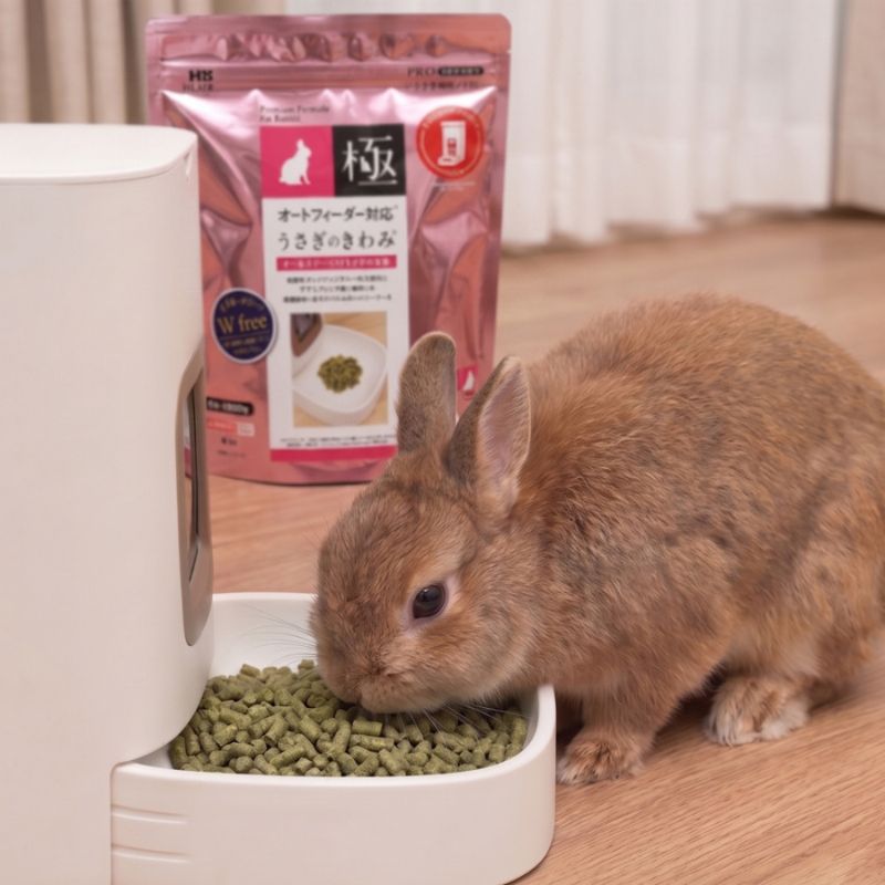 うさぎのしっぽ通販は、『オートフィーダー対応うさぎのきわみ』を全国